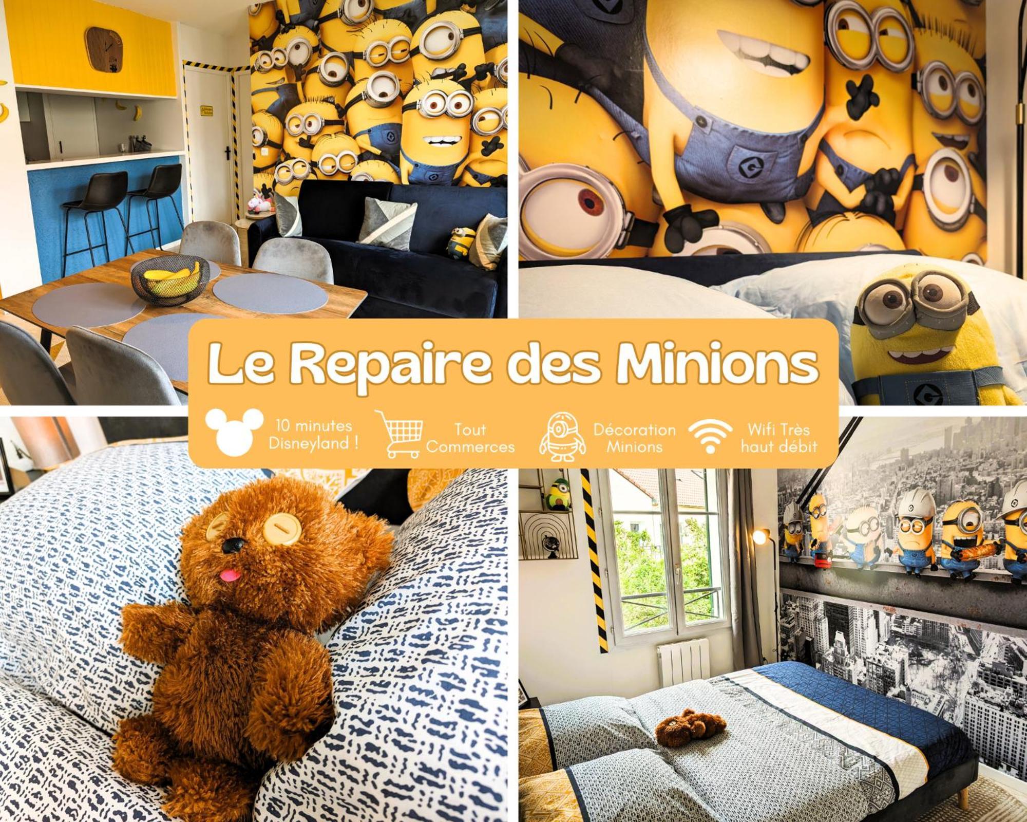 Le Repaire Des Minions - 10' Disney - Familial Bailly-Romainvilliers Exterior foto